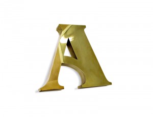 Brass Letters 