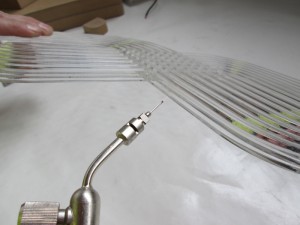 Acryl glass polishing